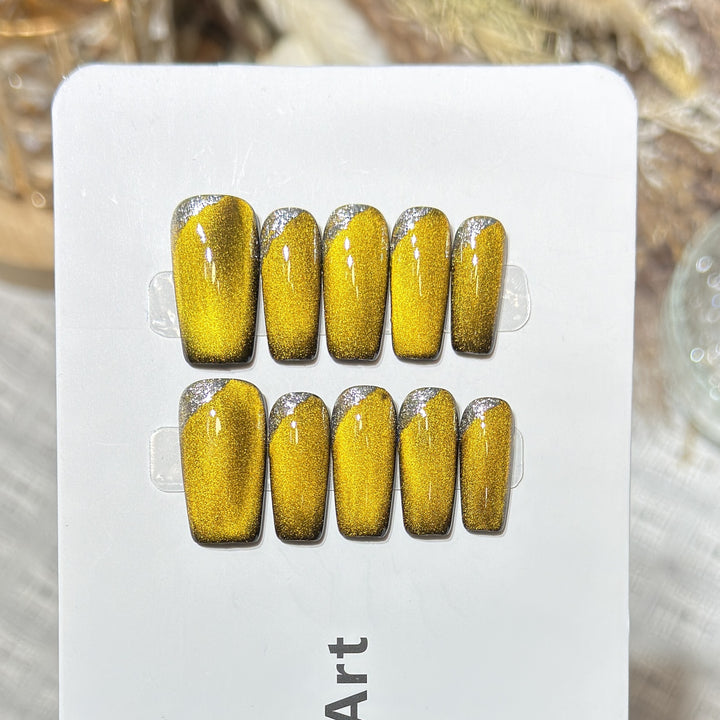 Wiederverwendbares Press-On Nagelset Karnz