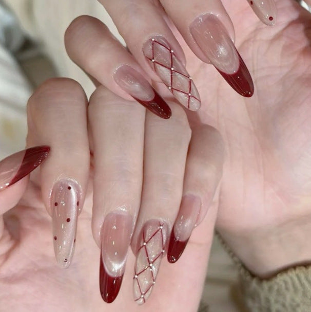 Elegante Stiletto Nagelkunst Verbesserungen Karnz