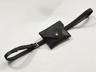 Leder Mini Pouch Gürteltasche Karnz