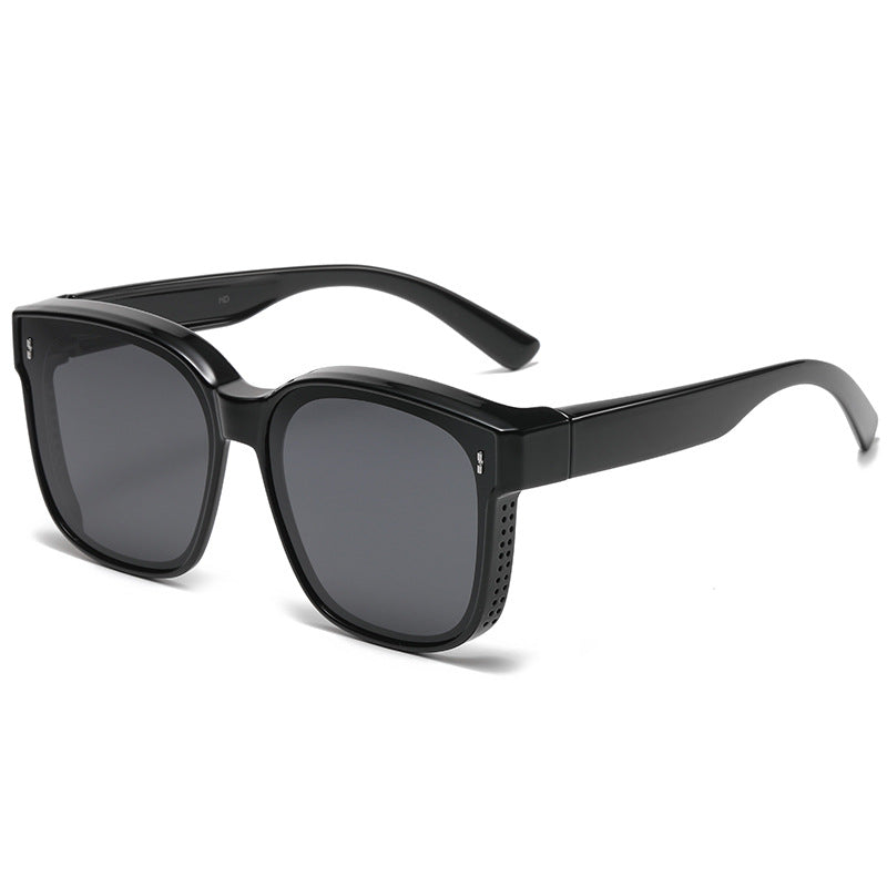 Damen Modische Sonnenbrille im trendigen quadratischen Design Karnz