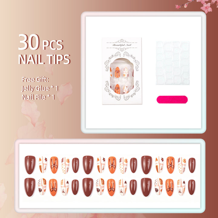 Kreatives handgemaltes Druck-Nagelkunst-Set