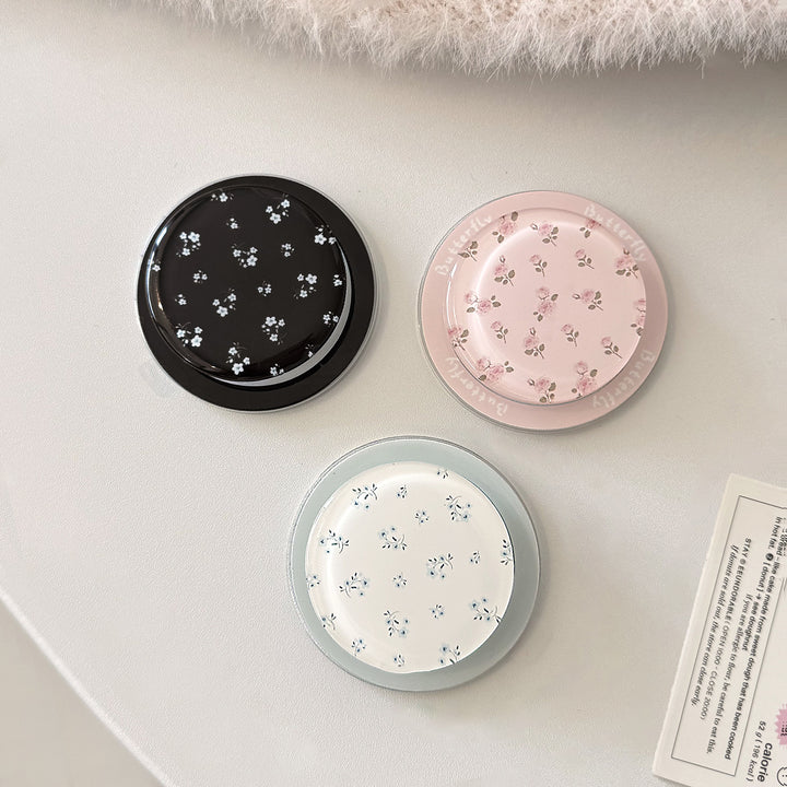 Dekorativer Keramik-Untersetzer mit floralem Design Karnz