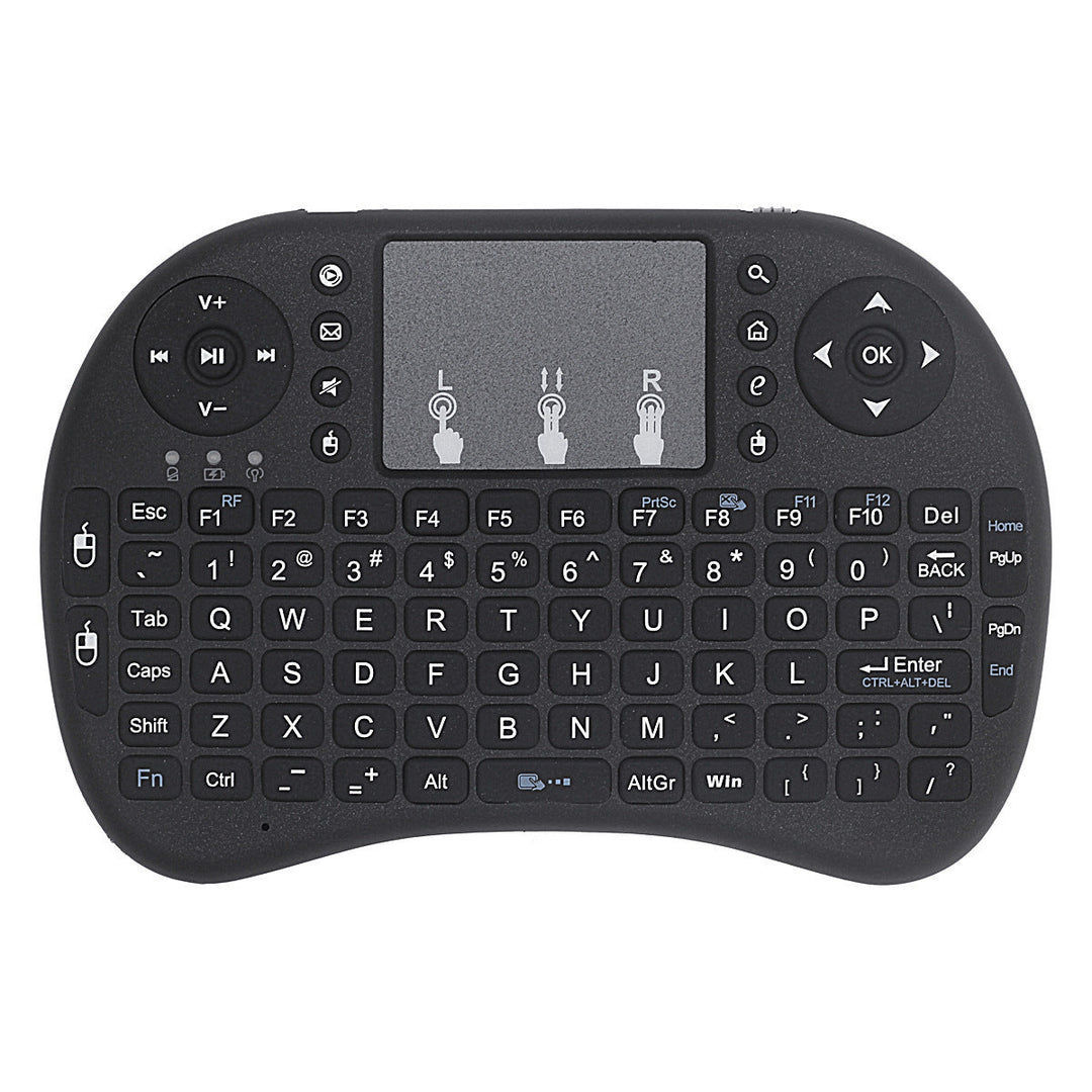 Hintergrundbeleuchtet Drahtlos Mini Tastatur mit Touchpad Karnz
