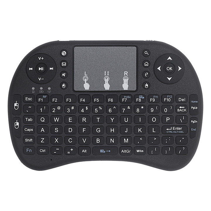 Hintergrundbeleuchtet Drahtlos Mini Tastatur mit Touchpad Karnz