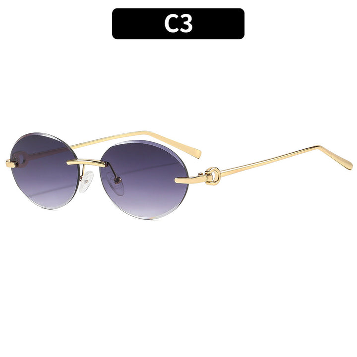 Vintage-inspirierte ovale Sonnenbrillen