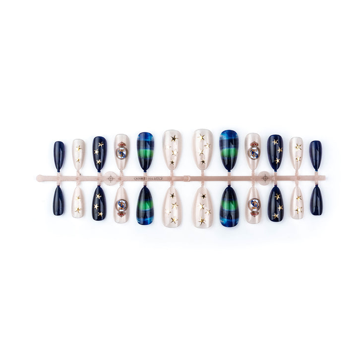 Sport-Themen Press-On Nail Art Set