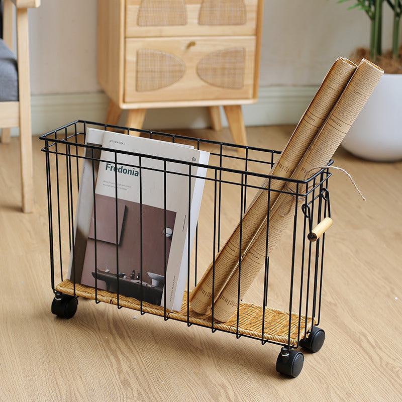 Unisex Moderner Aufbewahrungskorb mit Rollen Karnz