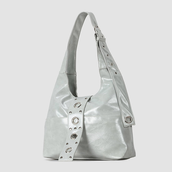 Elegante Lackleder Hobo Tasche