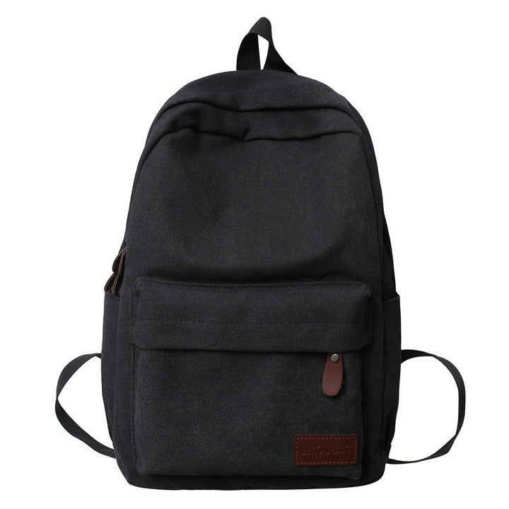 Lässiger Leinwand-Rucksack Karnz