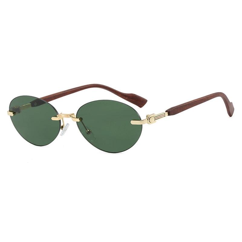 Damen modische Sonnenbrille im eleganten Retro-Stil mit hochqualitativen Gläsern und Holzdetails Karnz