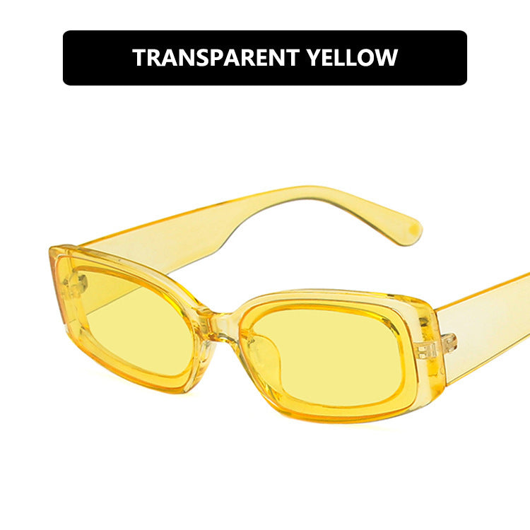 Damen modische Sonnenbrille mit vorteilhaftem UV-Schutz und transparentem Rahmen Karnz