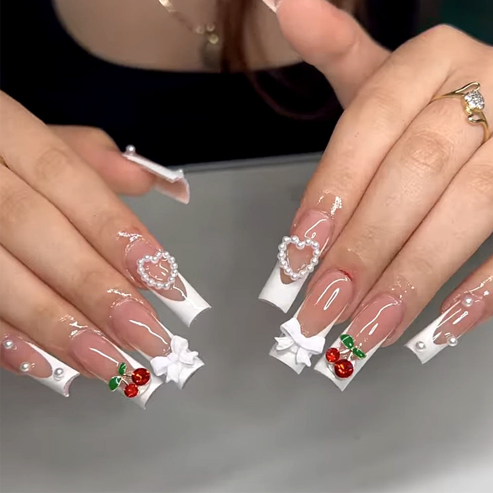 Dekorative 3D Nagelkunst Verlängerungen Karnz