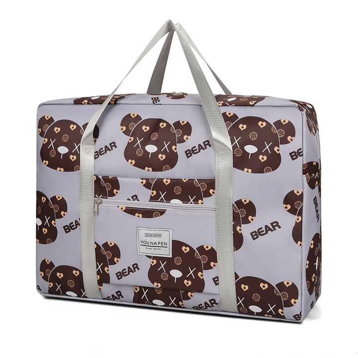 Fun Bear Print Reis Duffel Tasche Karnz