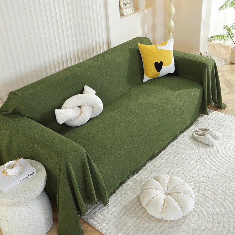 Gemütliche Sofawurfdecke