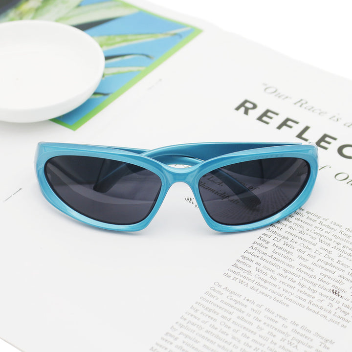 Damen Sportliche Sonnenbrille mit hochwertigem UV-Schutzmaterial Karnz