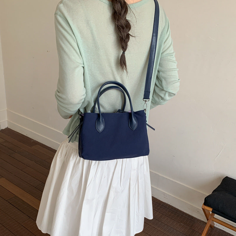 Chic Strukturierte Satchel Karnz