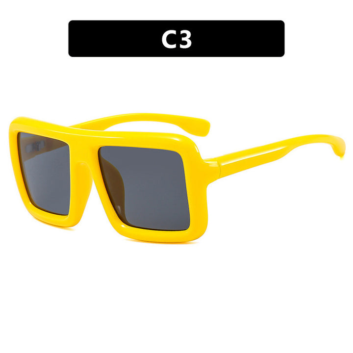 Damen Sonnenbrille im modernen, rechteckigen Design mit hoher UV-Schutzfunktion Karnz