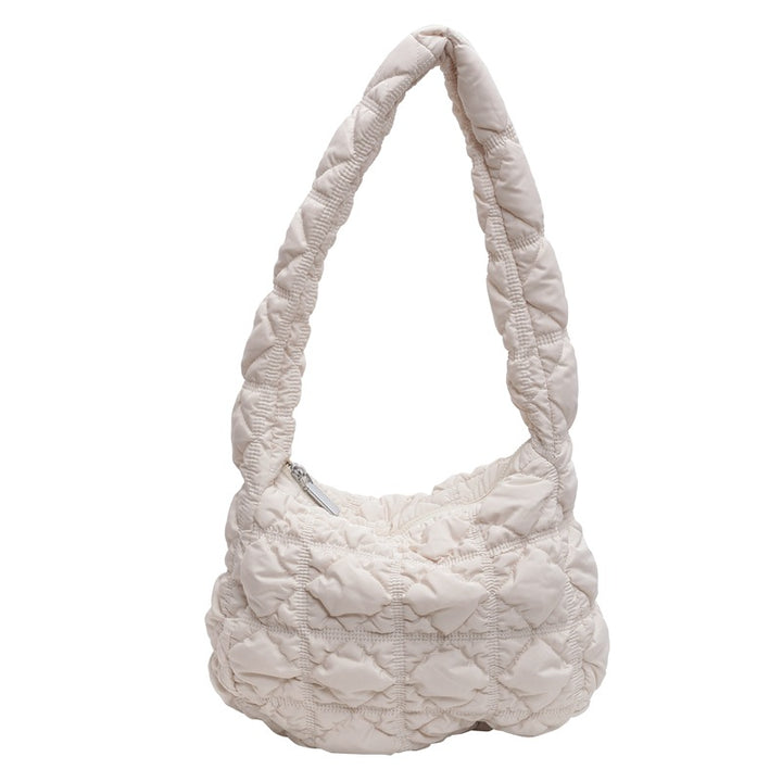 Gepolsterte Schlappen-Handtasche