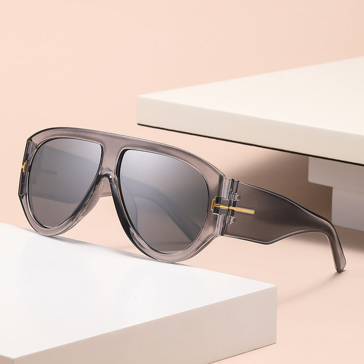 Oversized UV400 Flieger-Sonnenbrille Karnz