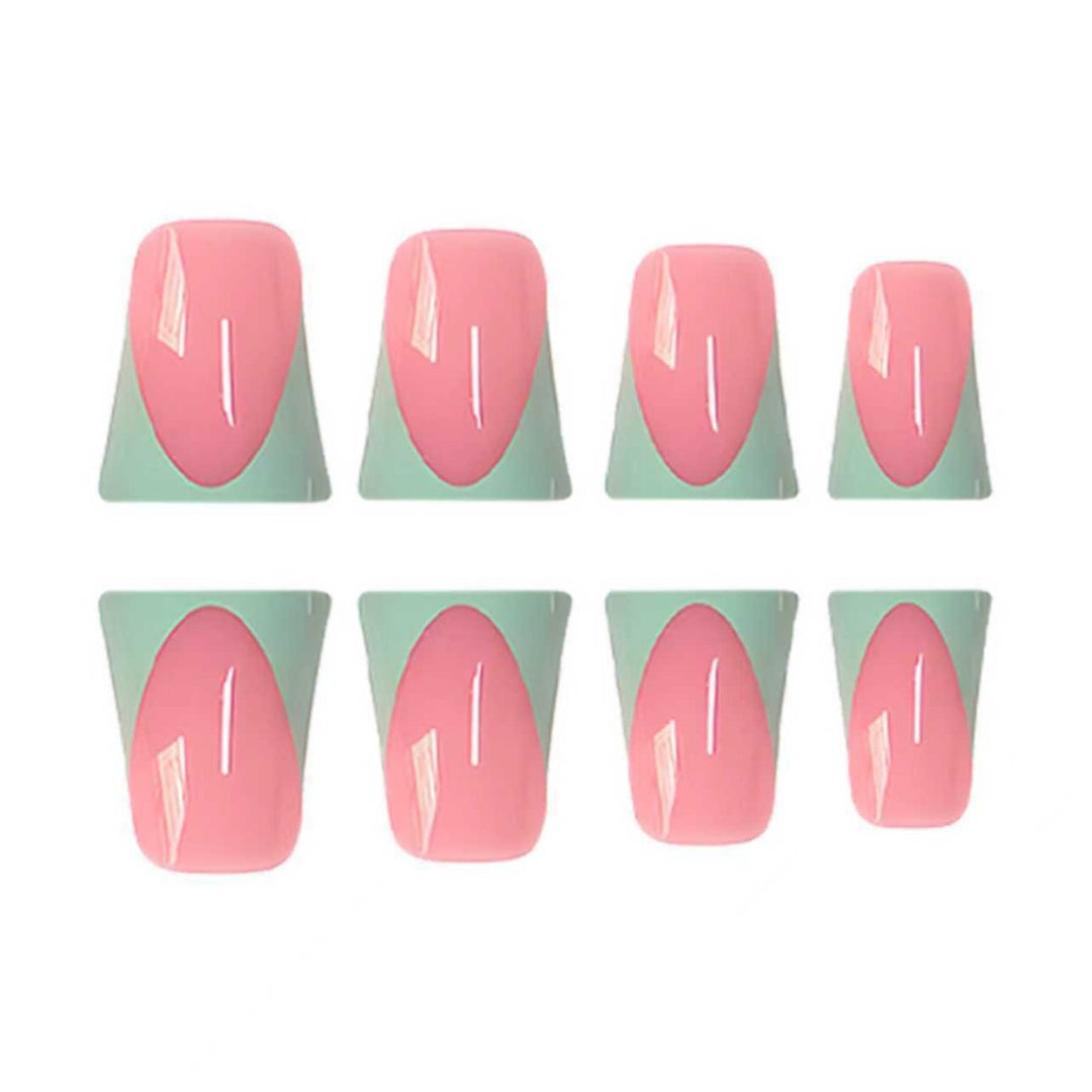 Geometrische Nagelkunst Verlängerungen Karnz