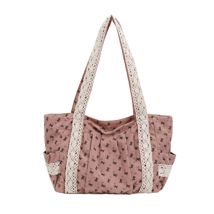 WoElegant Floral Print Tote Bag Karnz