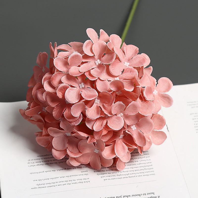 Realistische Florale Hortensienstiel
