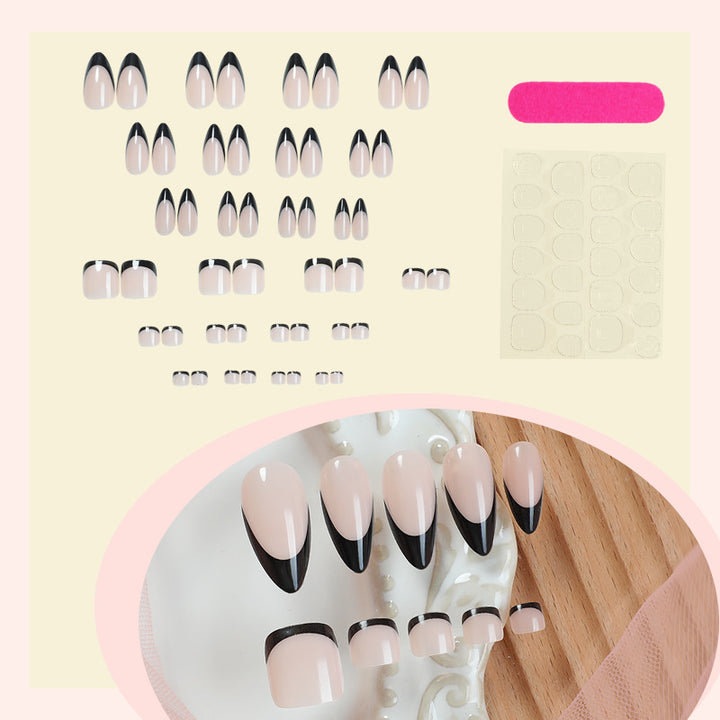 Stylisches Press-On Nagelkunst-Set mit elegantem Design Karnz