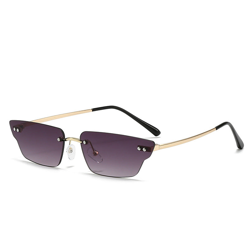 Damen futuristische geometrische Sonnenbrille Karnz
