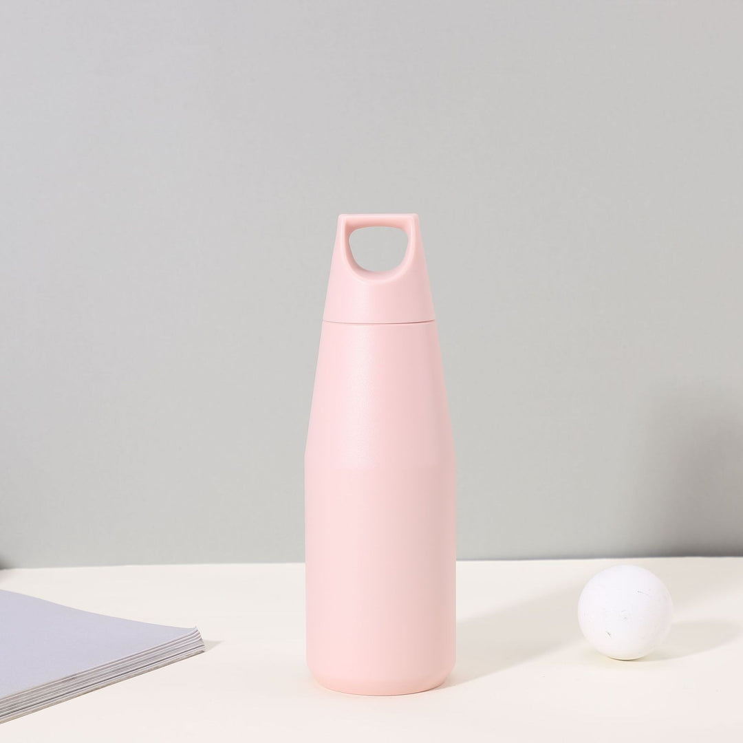 Damen stylische Isolierflasche mit ergonomischem Tragegriff Karnz