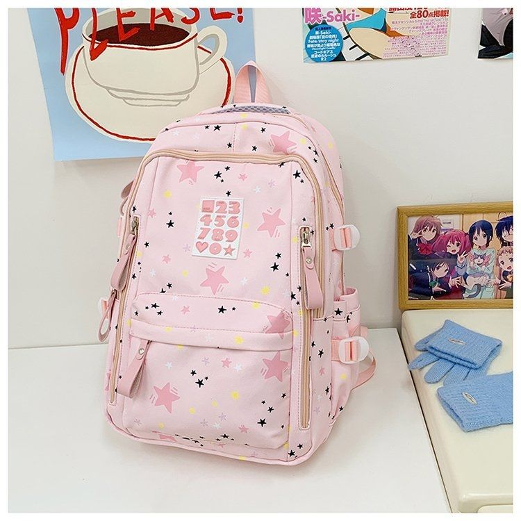 Verspielter Rucksack mit Sternenmotiven und Praktischen Funktionen Karnz