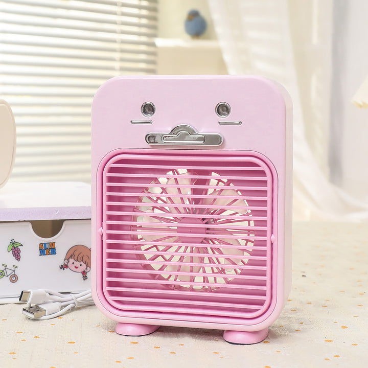 Damen Tragbarer USB Tischventilator mit verspieltem Design Karnz