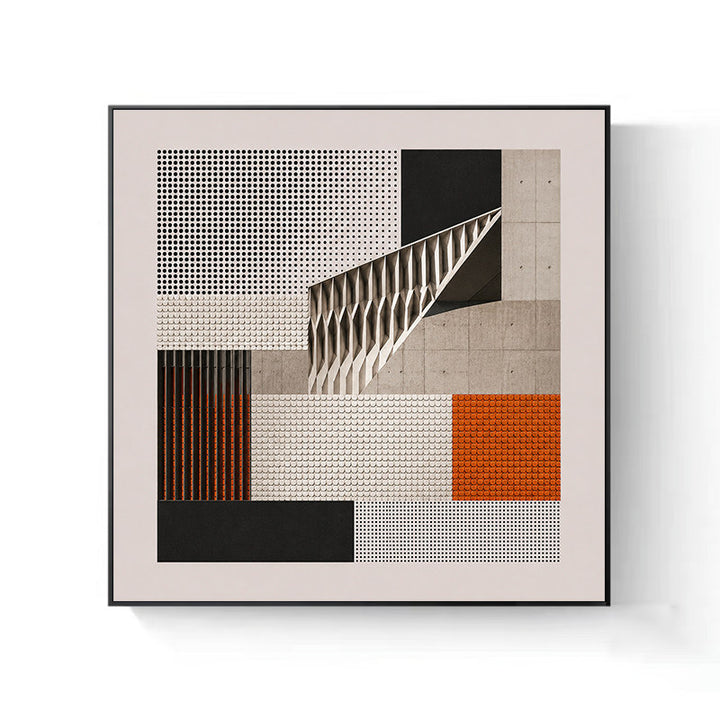 Moderne geometrische Wandkunst Druck