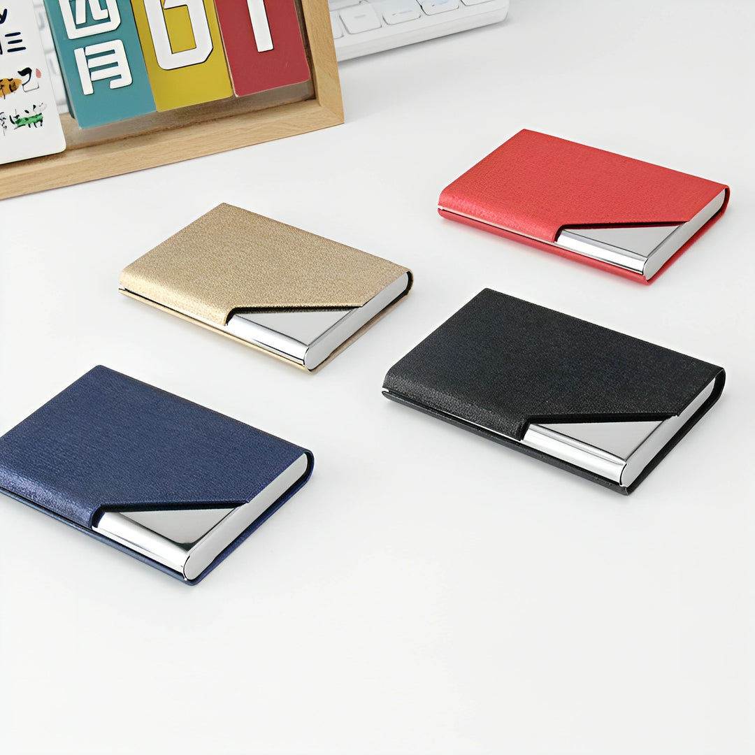 Premium Elegantes RFID-blockierendes Visitenkartenetui