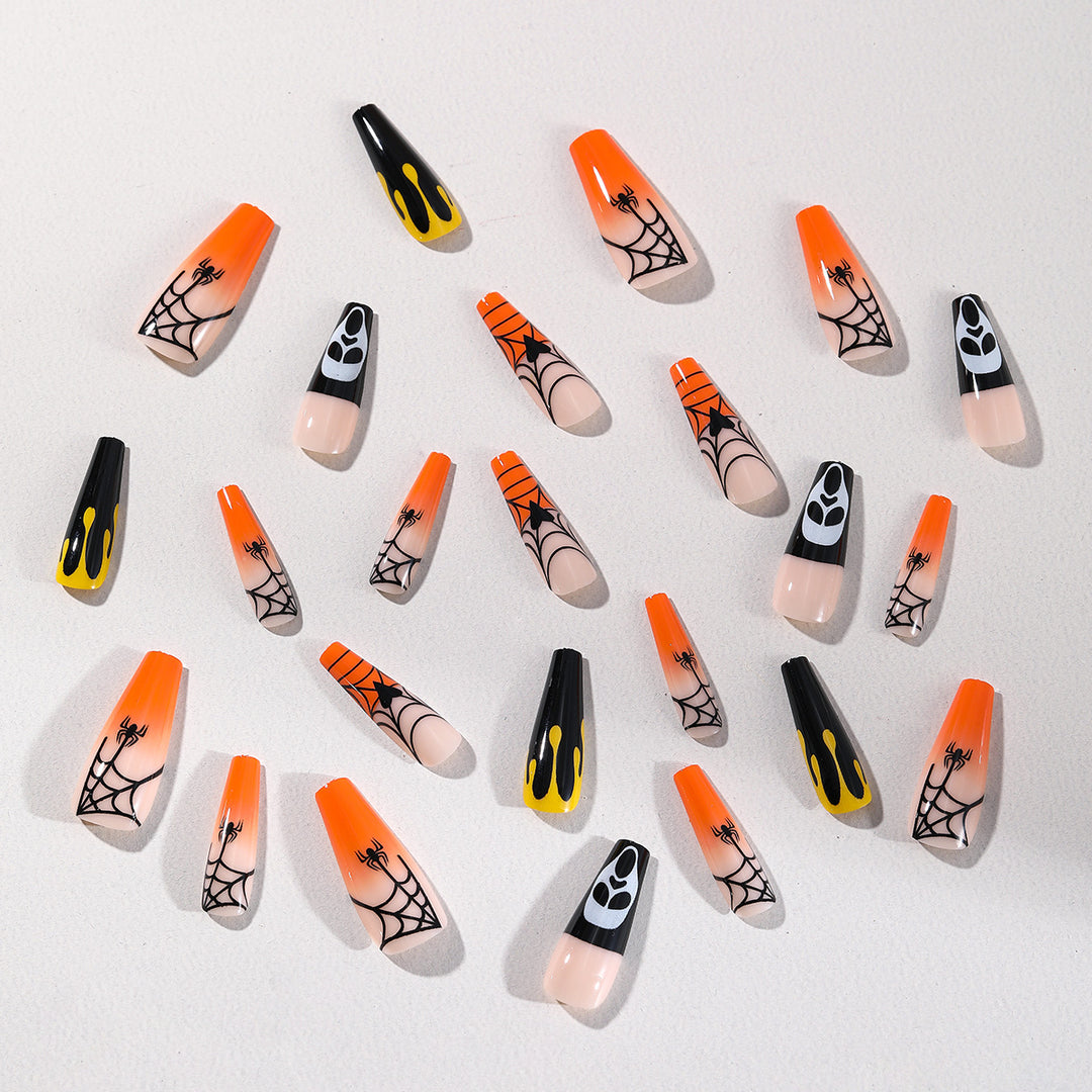 Halloween Themen Artikulierter Acryl Nagelset Karnz