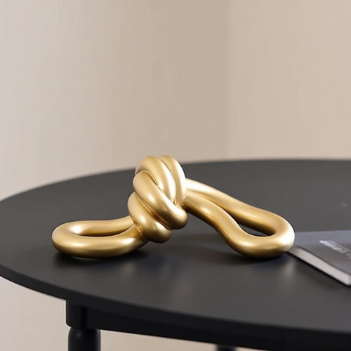 Moderne dekorative Knotenskulptur