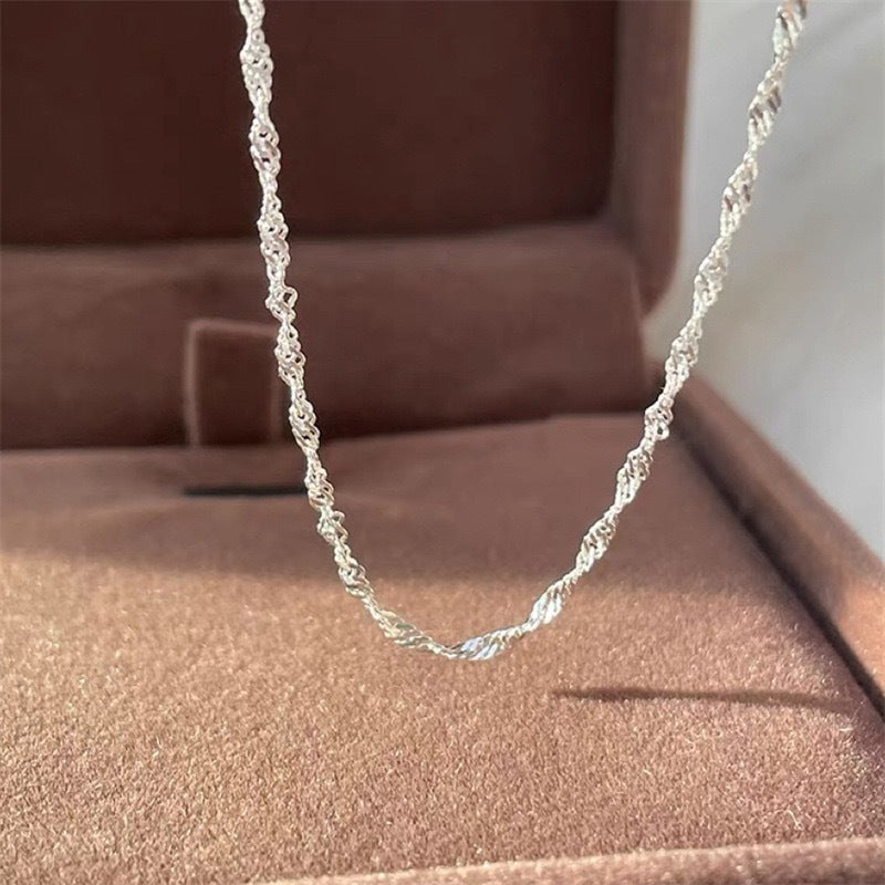 Elegante gedrehte Goldkette Armband Karnz