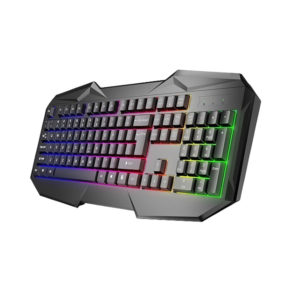 Rgb Beleuchtete Gaming-Tastatur mit Ergonomischem Design Karnz