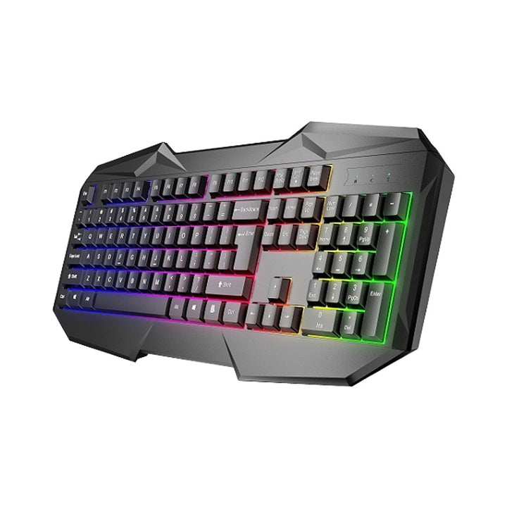 Rgb Beleuchtete Gaming-Tastatur mit Ergonomischem Design Karnz