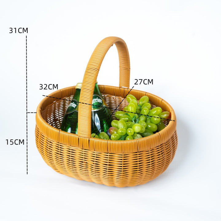 Gewebter Picknick Aufbewahrungskorb Karnz