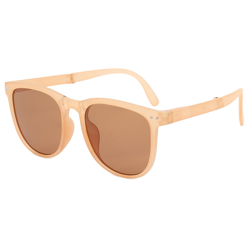 Damen modische Oversized-Sonnenbrille mit verspiegelten Gläsern Karnz