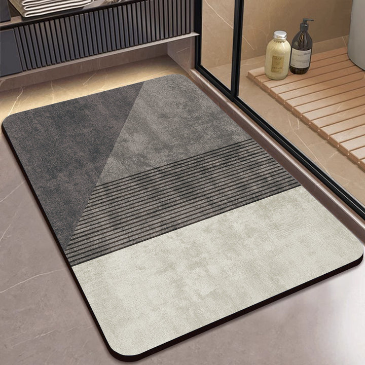 Geometrisches Muster Weicher Memory-Schaum Badezimmermatte Karnz