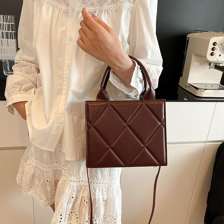 WoQuilted Kunstleder Handtasche Karnz