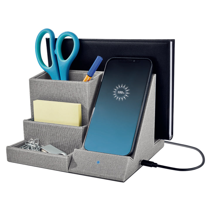 Multifunktionaler Schreibtischorganizer mit Usb-Ladeanschluss Karnz