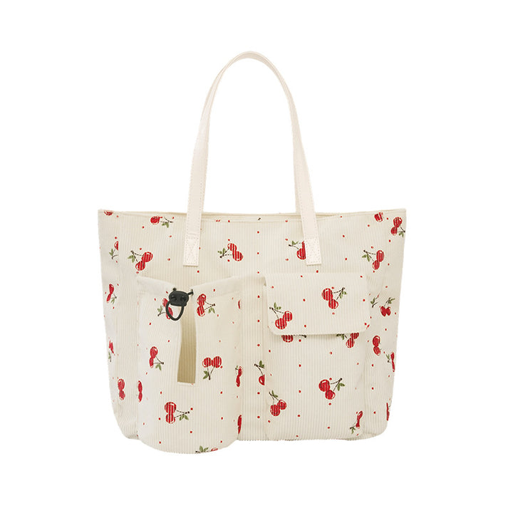Stilvolle Baumwoll-Tote-Tasche mit Sternmuster Karnz