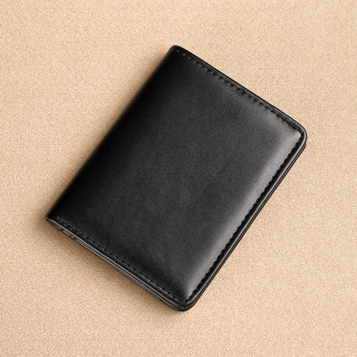 Klassische Bi-Fold Leder Geldbörse