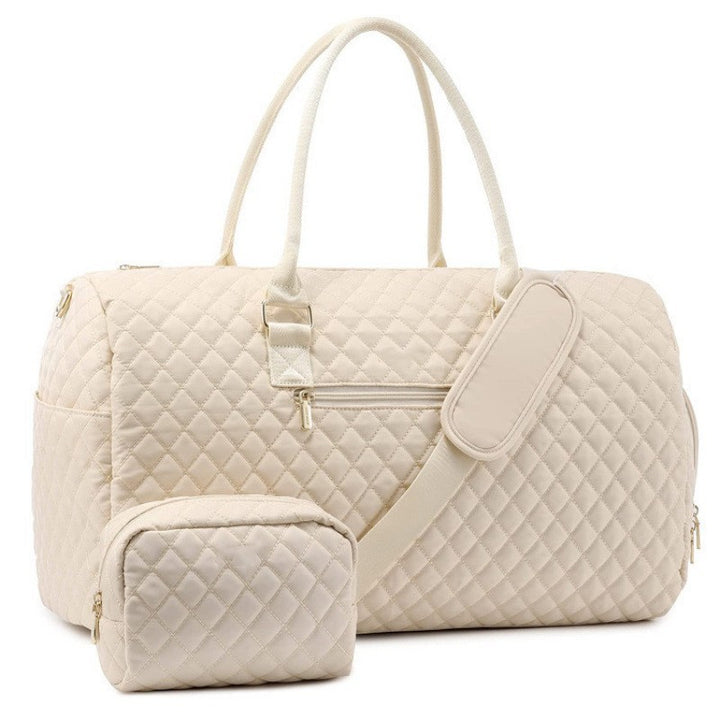 Modische und Luxuriöse Reisetasche mit Abnehmbarer Kosmetiktasche Karnz