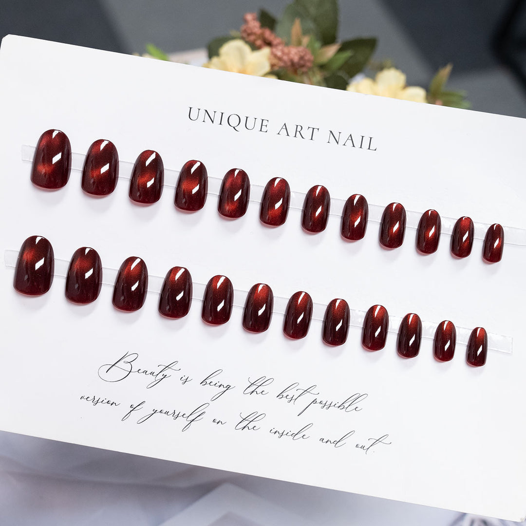 Wunderschönes langes Stiletto Press-On-Nagelset