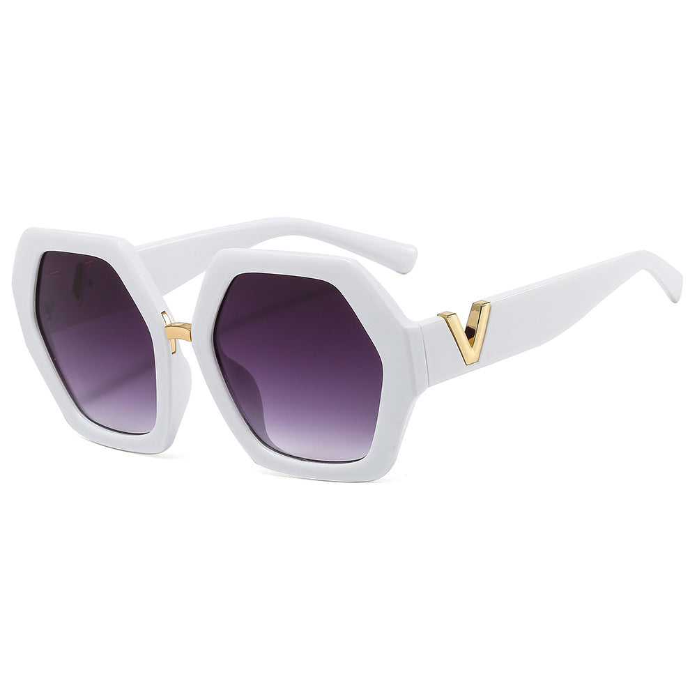Damen elegante Sonnenbrille mit funkelndem Rahmen Karnz