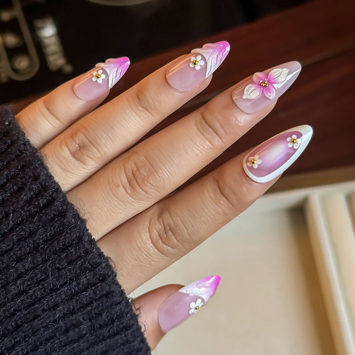 Floral Design Press-On Nail Kit Karnz
