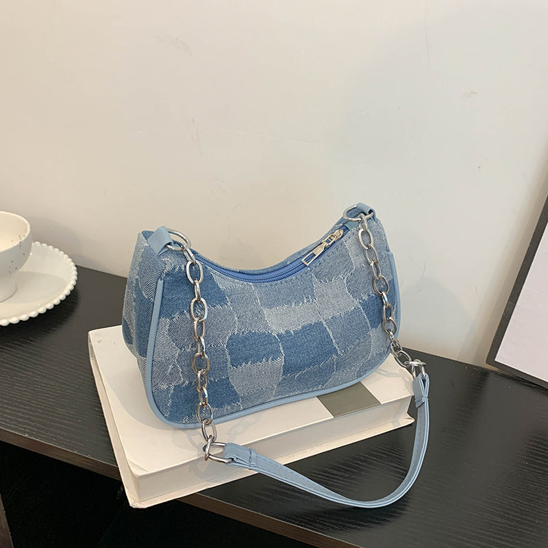 Denim Clutch